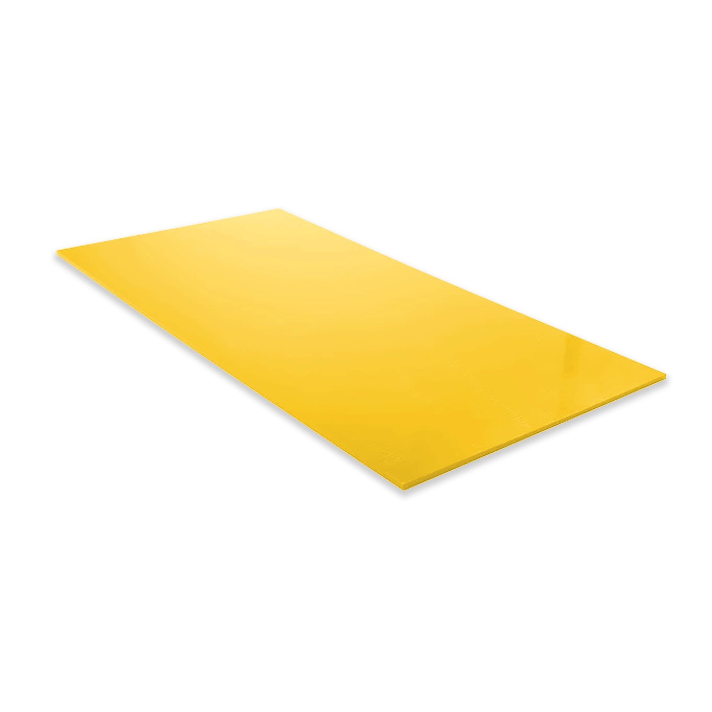 TÁBUA DE CORTE LISA AMARELO - 10mm X 50cm X 100cm - D5 Comércio