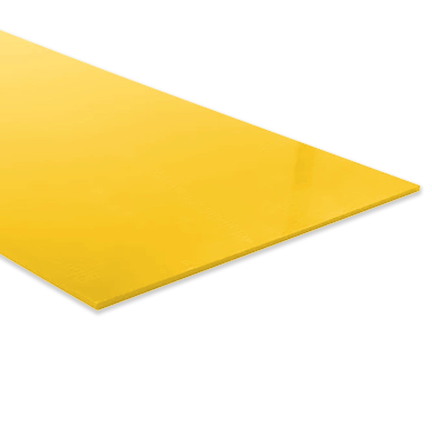 TÁBUA DE CORTE LISA AMARELO - 10mm X 50cm X 100cm - D5 Comércio