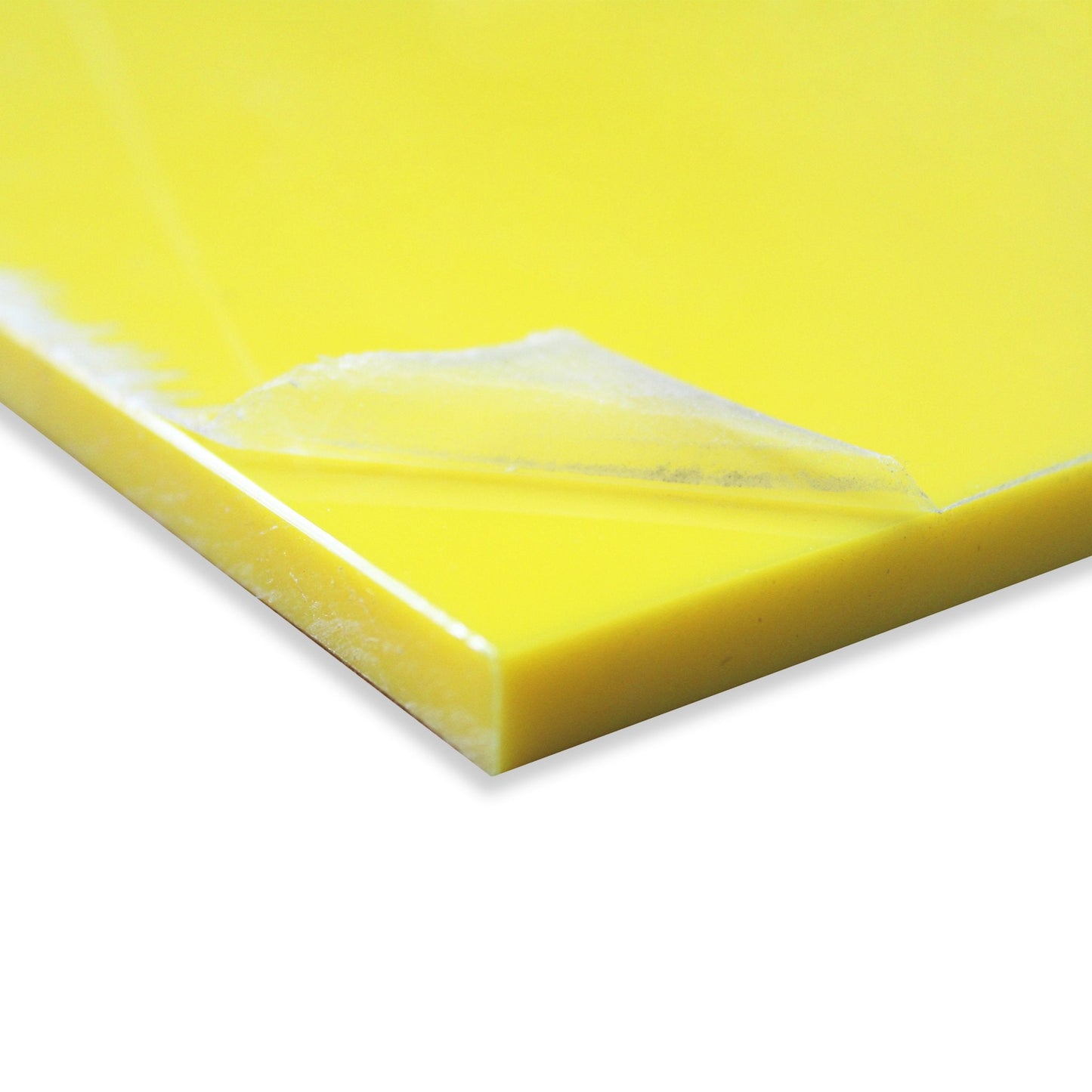 TÁBUA DE CORTE LISA AMARELO - 8mm X 30cm X 50cm - D5 Comércio
