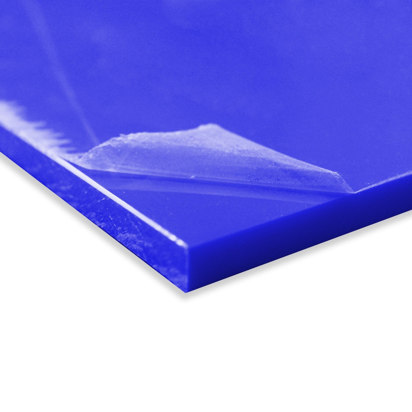 TÁBUA DE CORTE LISA AZUL BIC - 10mm X 30cm X 50cm - D5 Comércio