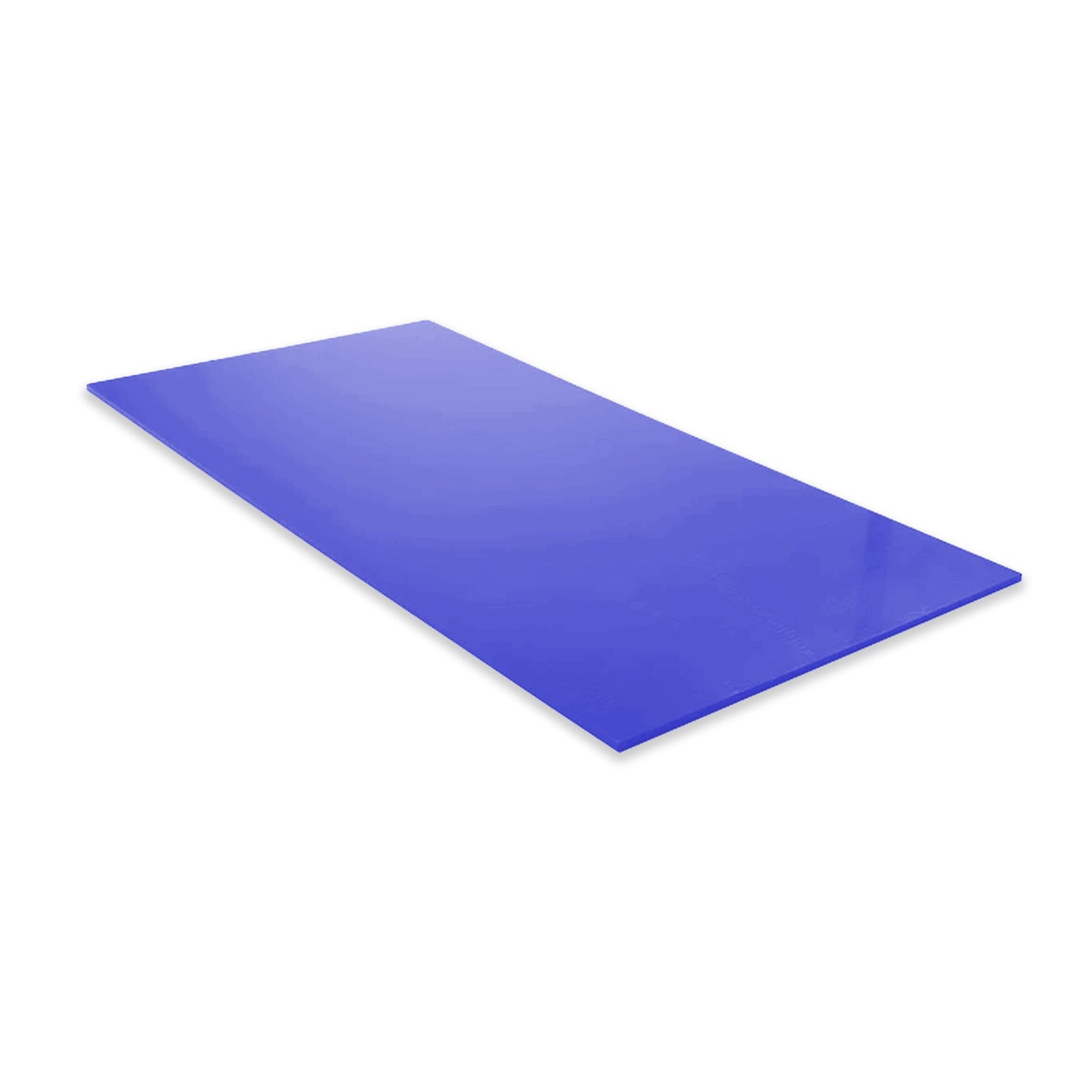 TÁBUA DE CORTE LISA AZUL BIC - 10mm X 50cm X 100cm - D5 Comércio