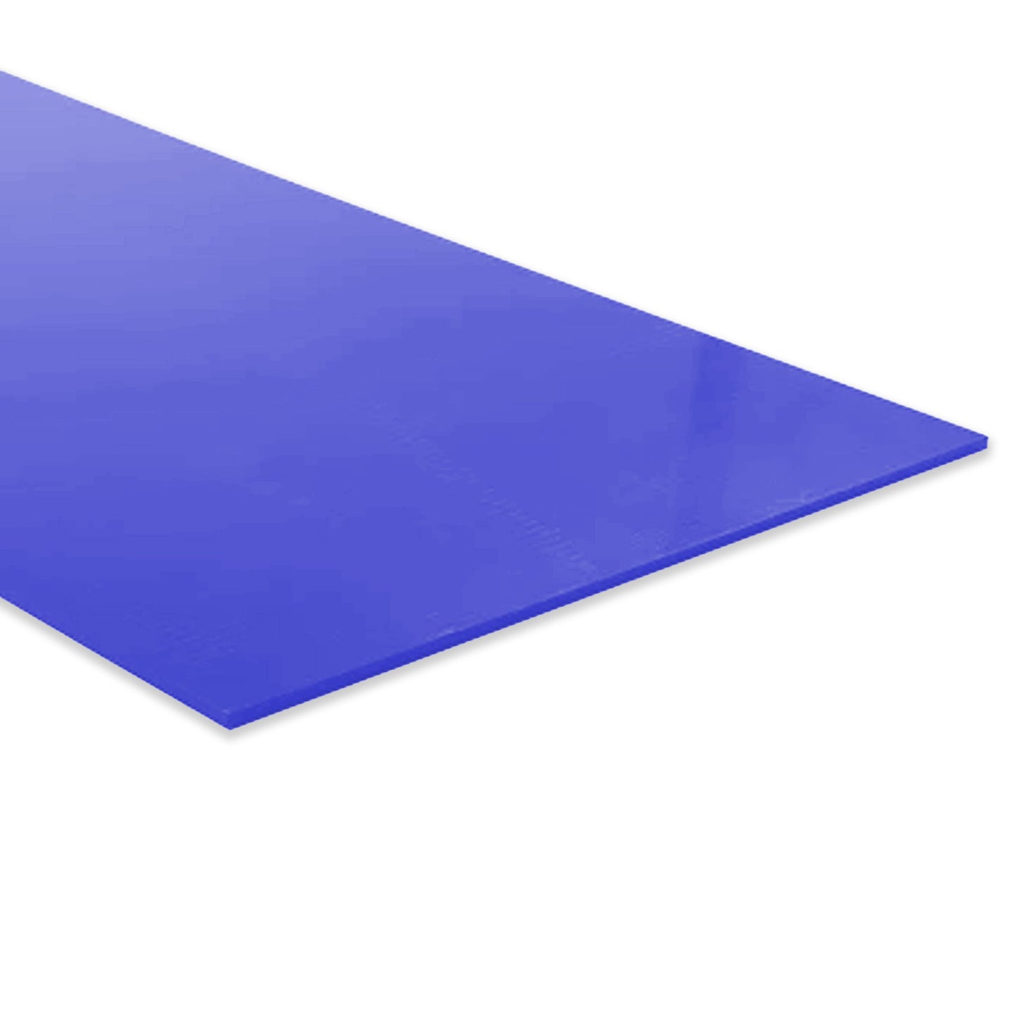 TÁBUA DE CORTE LISA AZUL BIC - 10mm X 50cm X 100cm - D5 Comércio