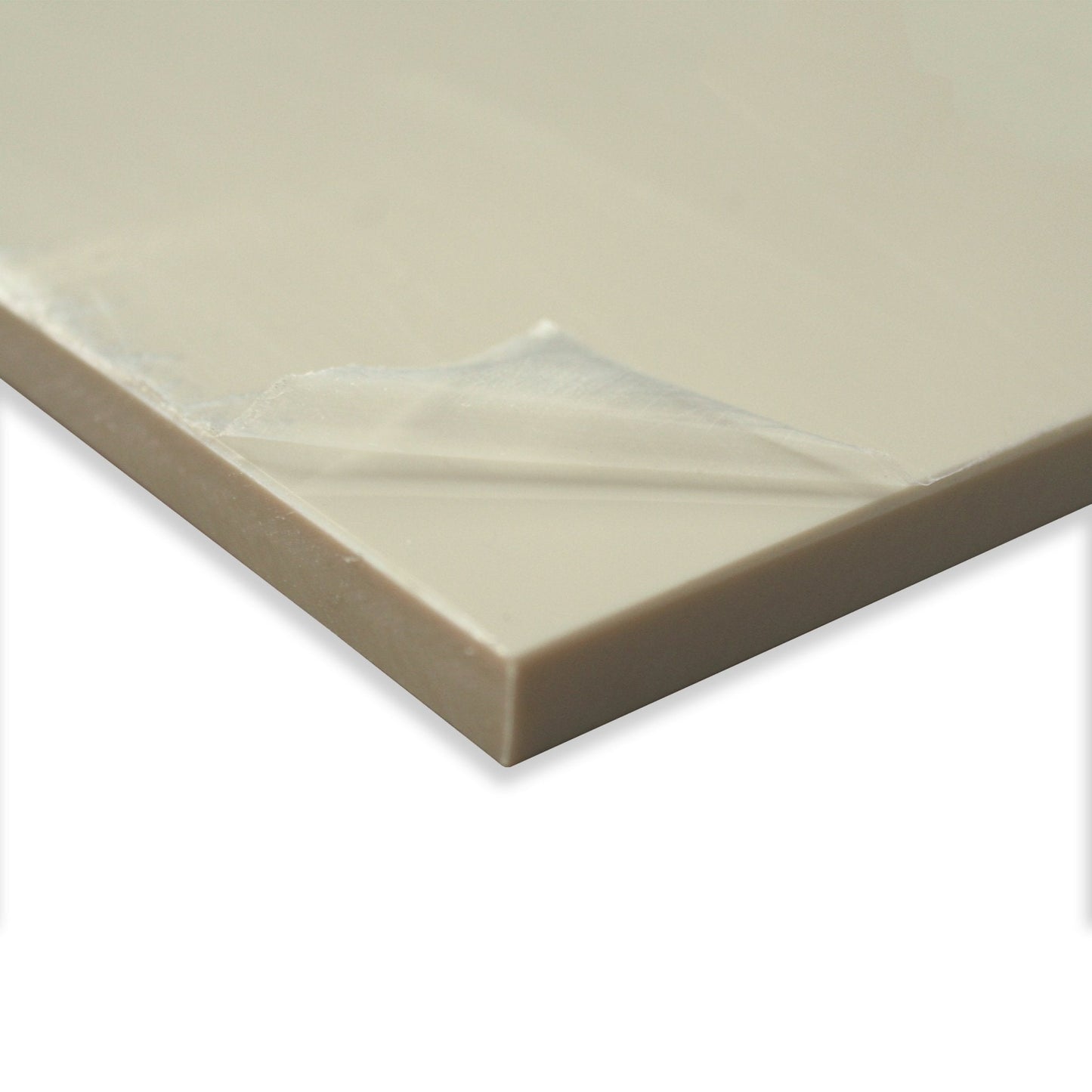 TÁBUA DE CORTE LISA BEGE - 10mm X 30cm X 50cm - D5 Comércio
