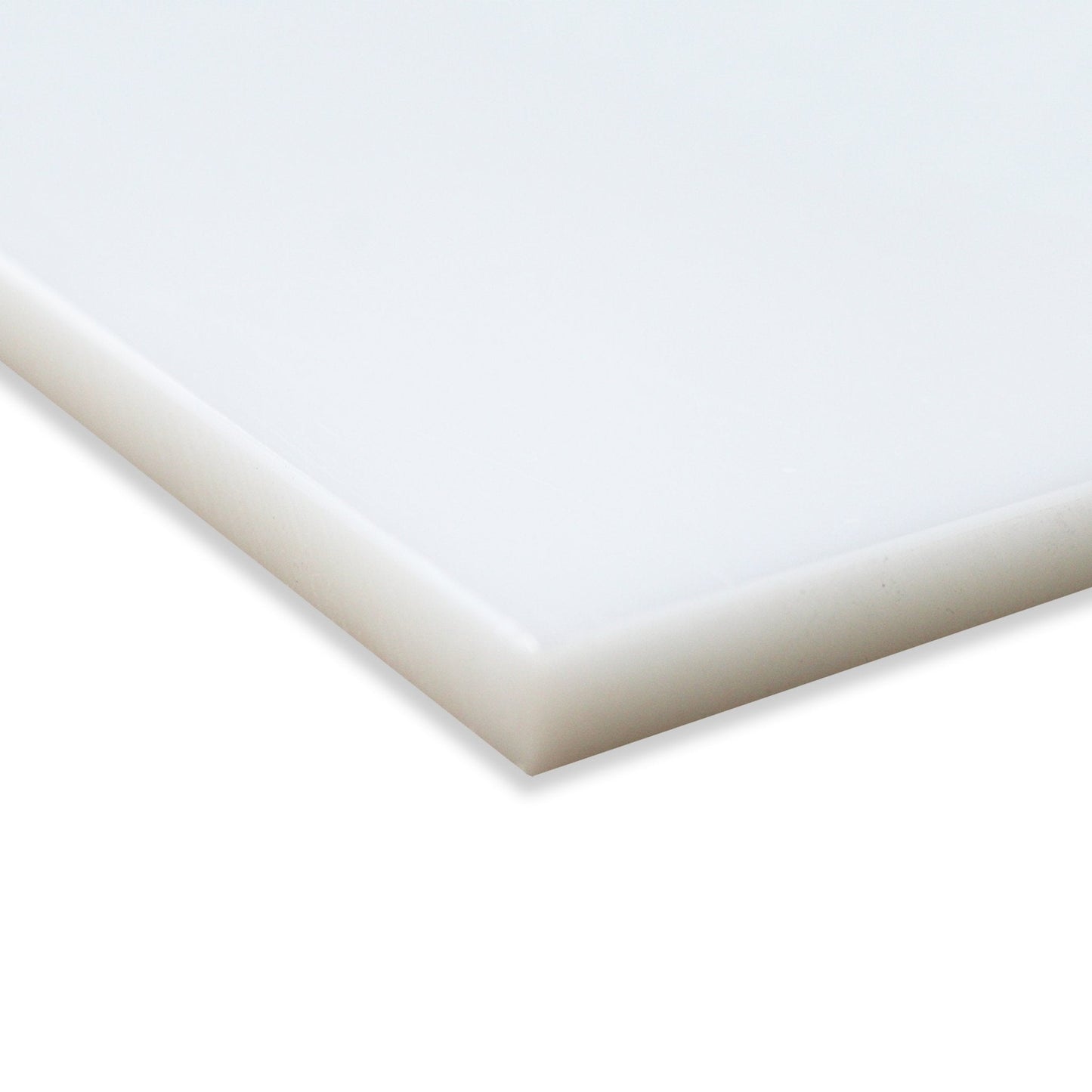 TÁBUA DE CORTE LISA BRANCO - 10mm X 30cm X 50cm - D5 Comércio