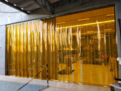 CORTINA DE PVC ANTI INSETOS AMARELO - LARG. 0,90 x ALT. 2,10