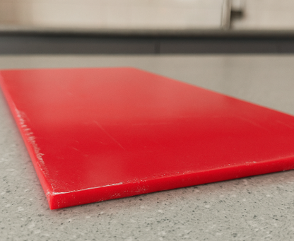 TÁBUA DE CORTE LISA VERMELHO - 10mm X 30cm X 50cm