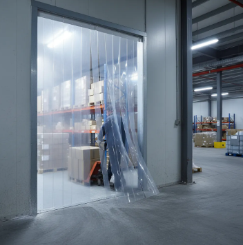 CORTINA DE PVC STD TRANSPARENTE - LARG. 1,00 X ALT. 2,00 - LADO A LADO