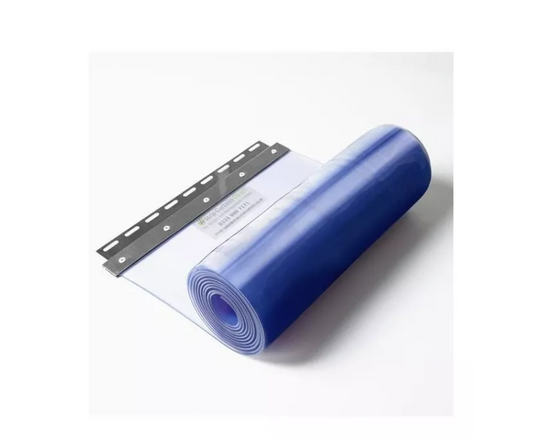 TIRA DE PVC STANDARD TRANSPARENTE - C/ PENDURAL - 2mm X 20cm X 2,10mt