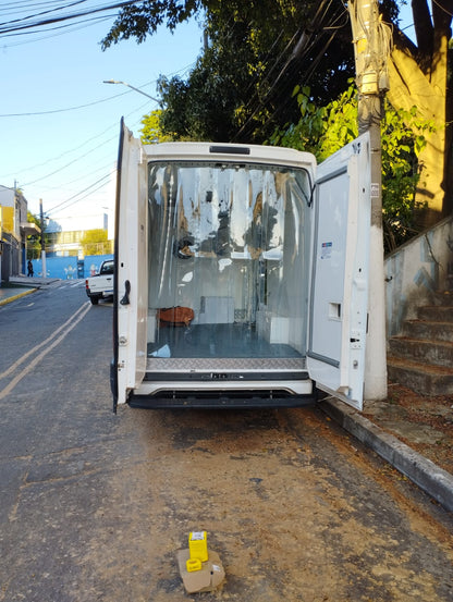 CORTINA PVC CRISTAL P/ FIORINO - LARG. 1,20 X ALT. 1,30