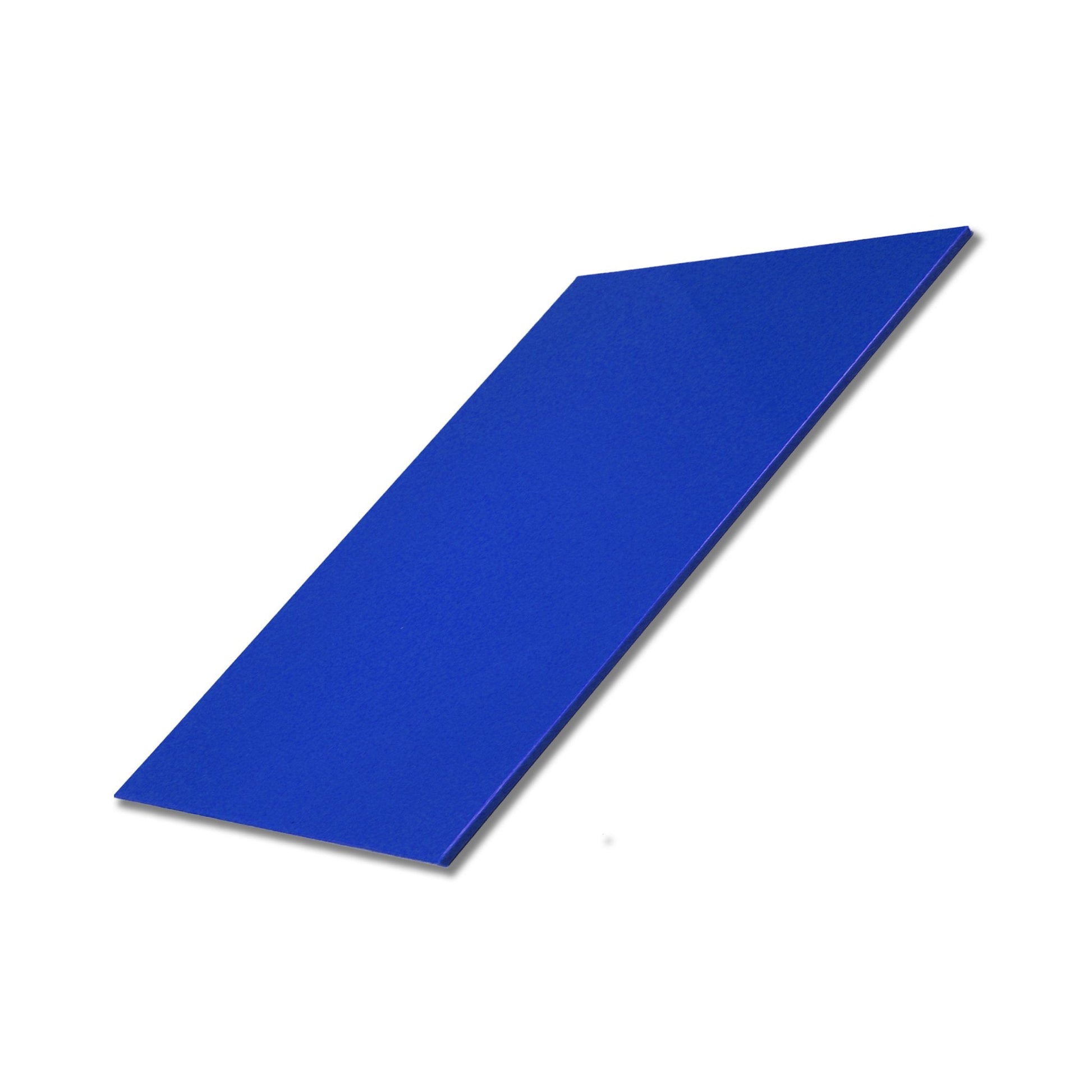TÁBUA DE CORTE LISA AZUL BIC - 10mm X 30cm X 40cm - D5 Comércio