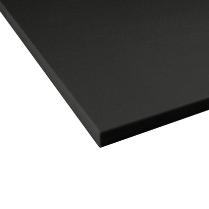 TÁBUA DE CORTE LISA PRETO - 14mm X 30cm X 50cm - D5 Comércio