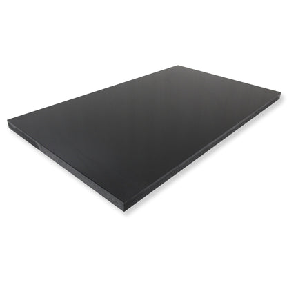 TÁBUA DE CORTE LISA PRETO - 14mm X 30cm X 50cm - D5 Comércio