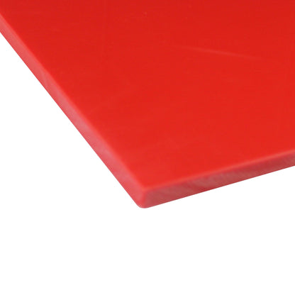 TÁBUA DE CORTE LISA VERMELHO - 14mm X 30cm X 50cm - D5 Comércio