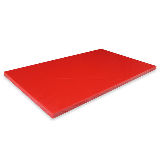 TÁBUA DE CORTE LISA VERMELHO - 14mm X 30cm X 50cm - D5 Comércio